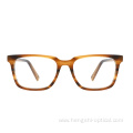 High Quality Square Women Eyeglasses Metal Acetate Frames Spectacle